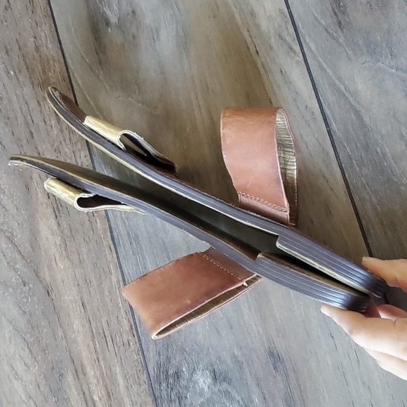 Sam Edelman Womens Krista 2 tones Strappy Sandals Flip Flop Flats shoes - Picture 5 of 8